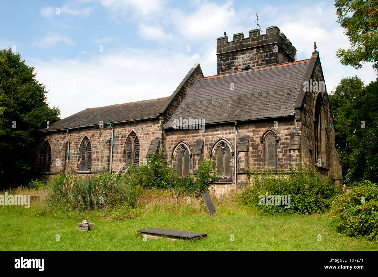 St. and St. Mary`s Church, Church Gresley, Derbyshire, England